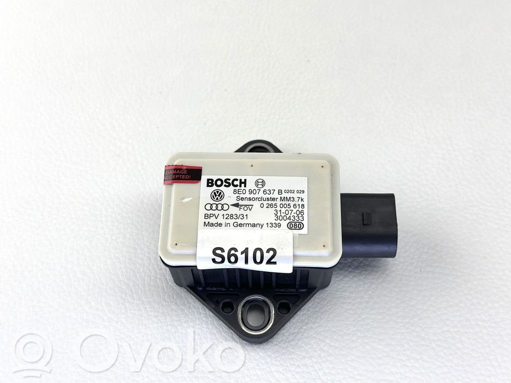 Audi A4 S4 B7 8E 8H Sensore di imbardata accelerazione ESP