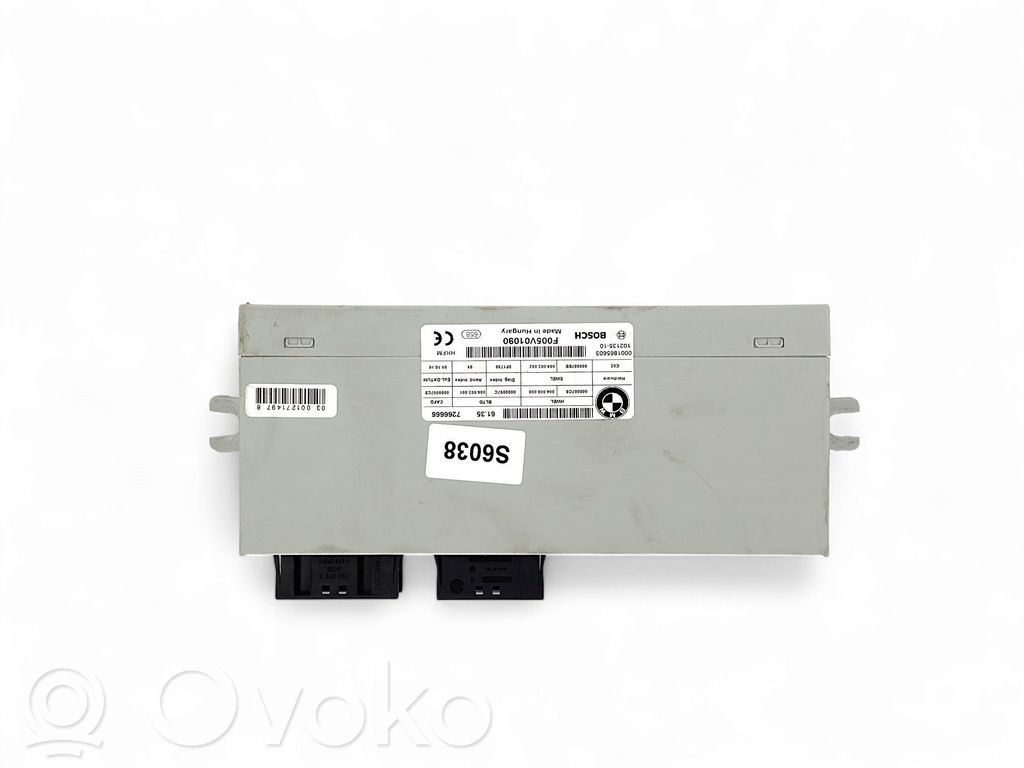 BMW 5 F10 F11 Sterownik / Moduł elektrycznej klapy tylnej / bagażnika 
