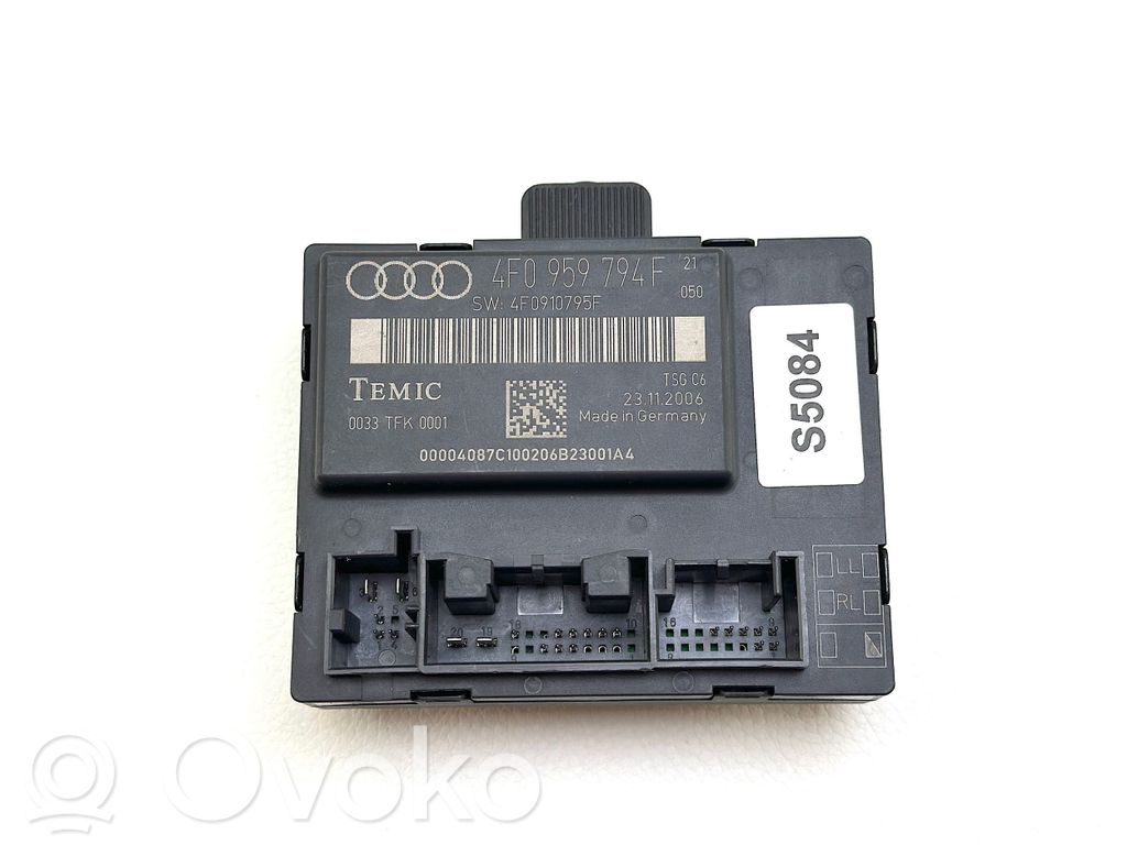Audi A6 S6 C6 4F Door control unit/module 