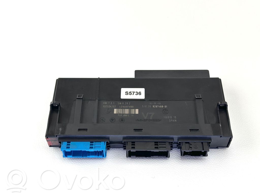 BMW 5 F10 F11 Moduł / Sterownik komfortu 