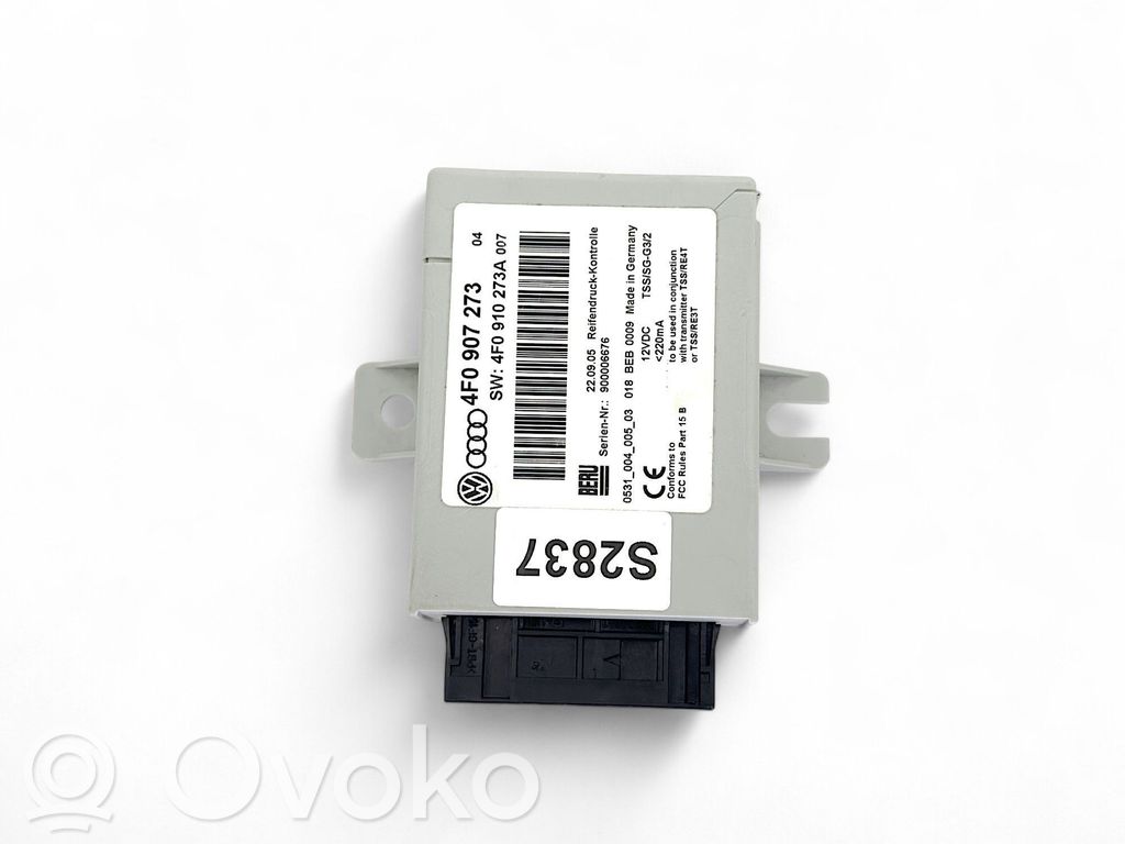 Audi A6 S6 C6 4F Padangų slėgio valdymo blokas 