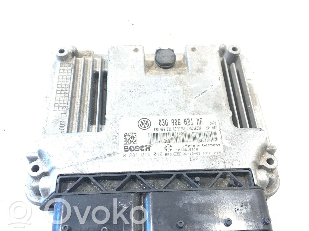 Engine control unit/module   03G906021GN,03G906021MF,0281014042