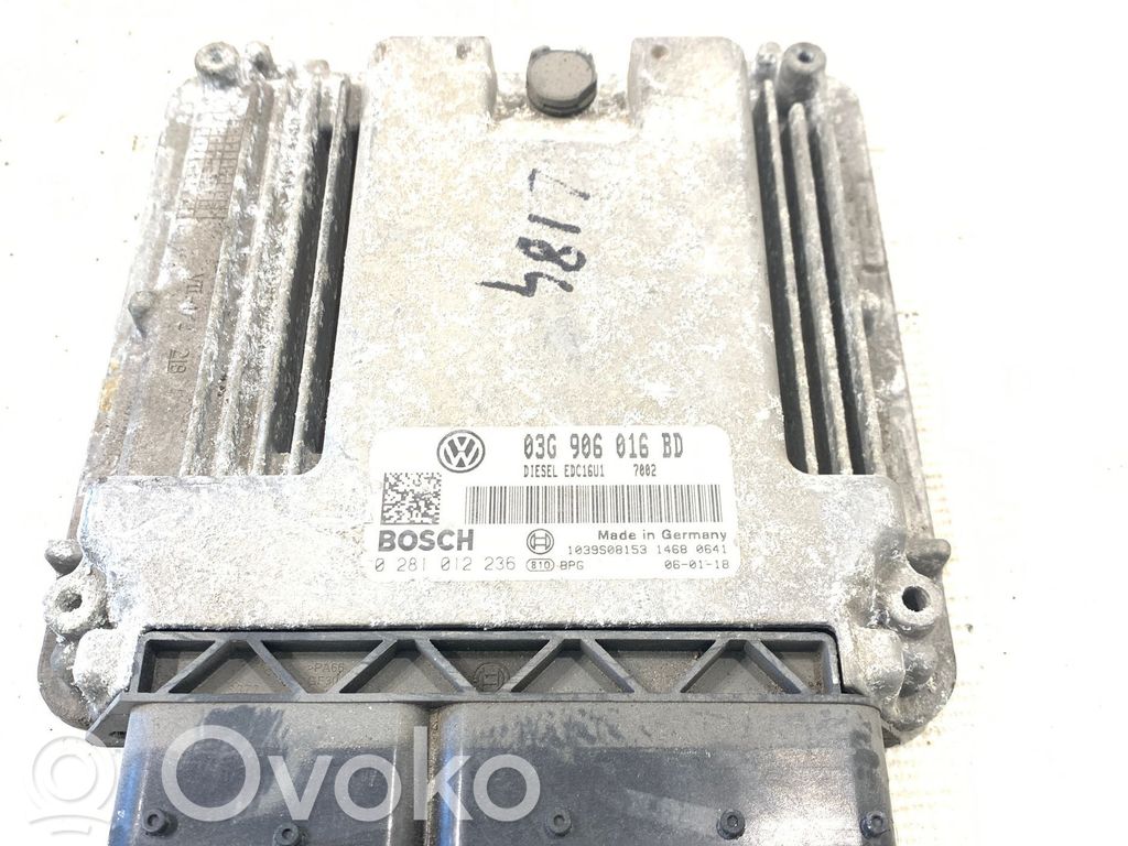 Skoda Octavia Mk2 (1Z) Engine control unit/module 