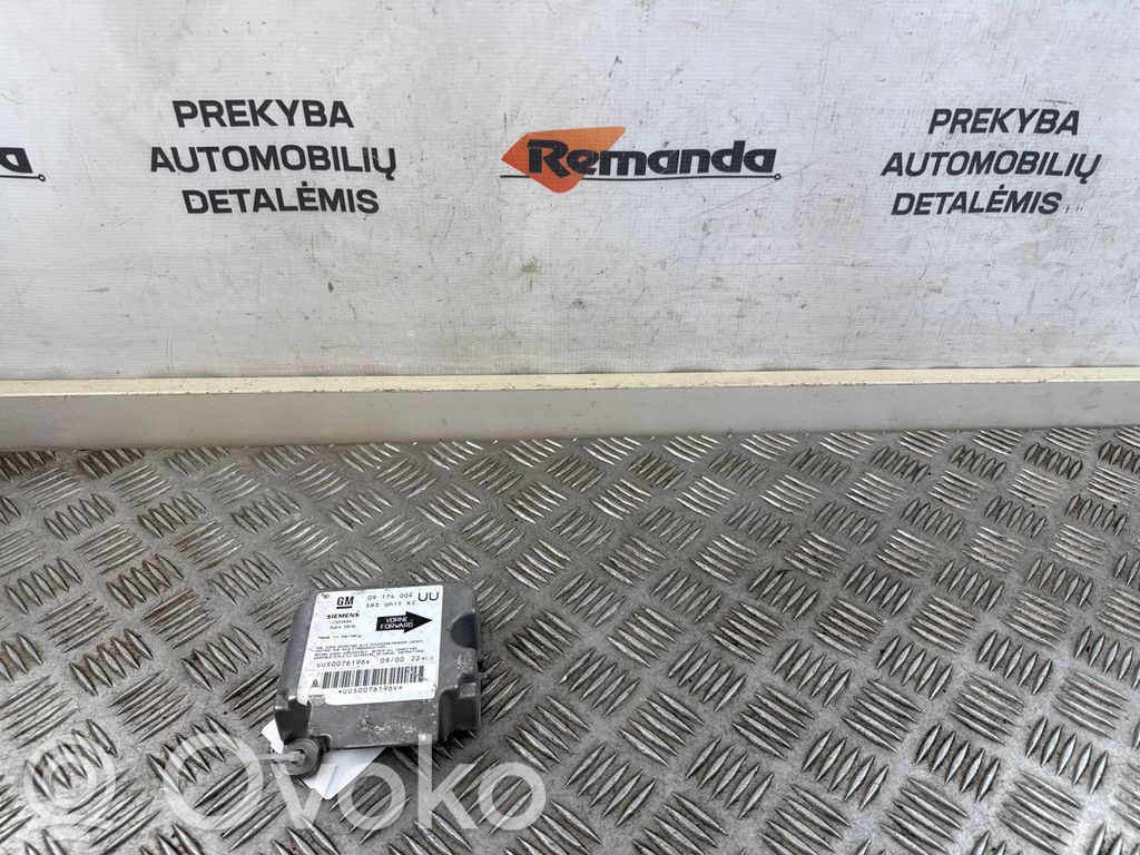 Opel Astra G Unidad de control/módulo del Airbag 