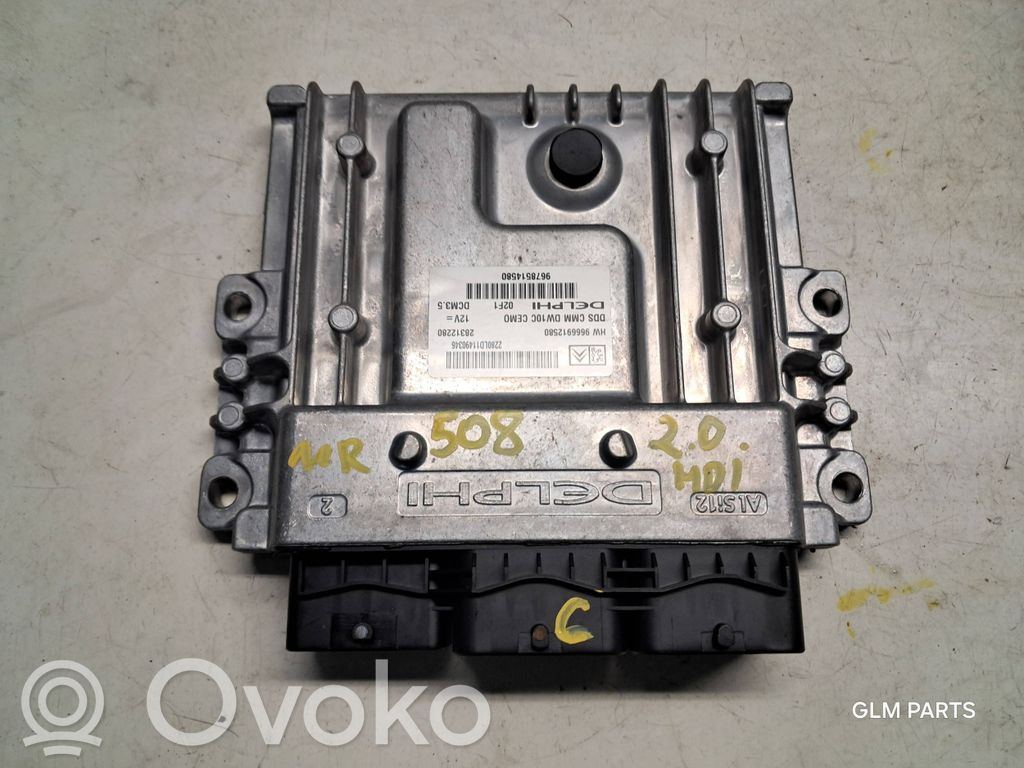 Peugeot 508 Engine control unit/module 