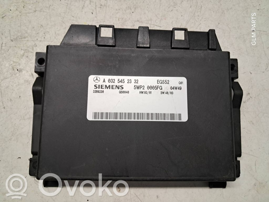 Mercedes-Benz CLK A209 C209 Module de contrôle de boîte de vitesses ECU