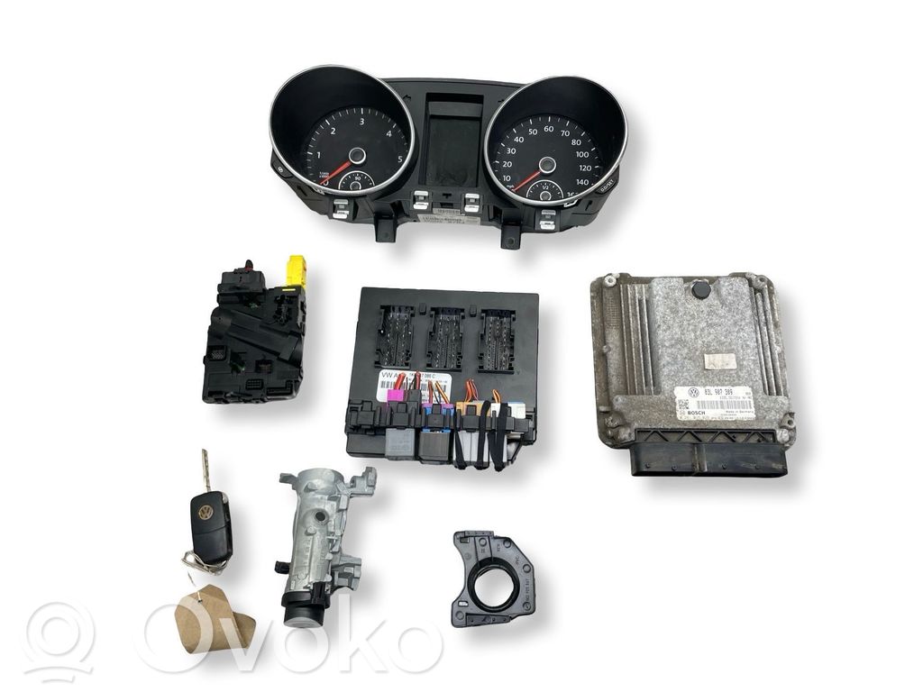 Volkswagen Golf VI Engine ECU kit and lock set 