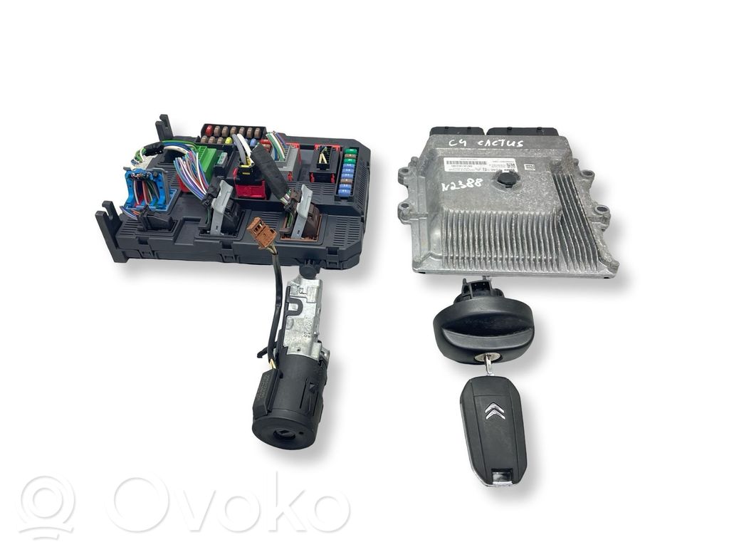 Citroen C4 Cactus Engine ECU kit and lock set 