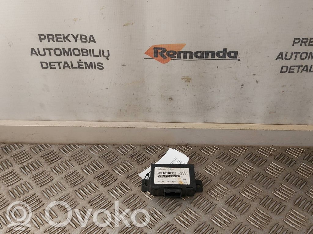 Audi A6 S6 C5 4B Alarm control unit/module 