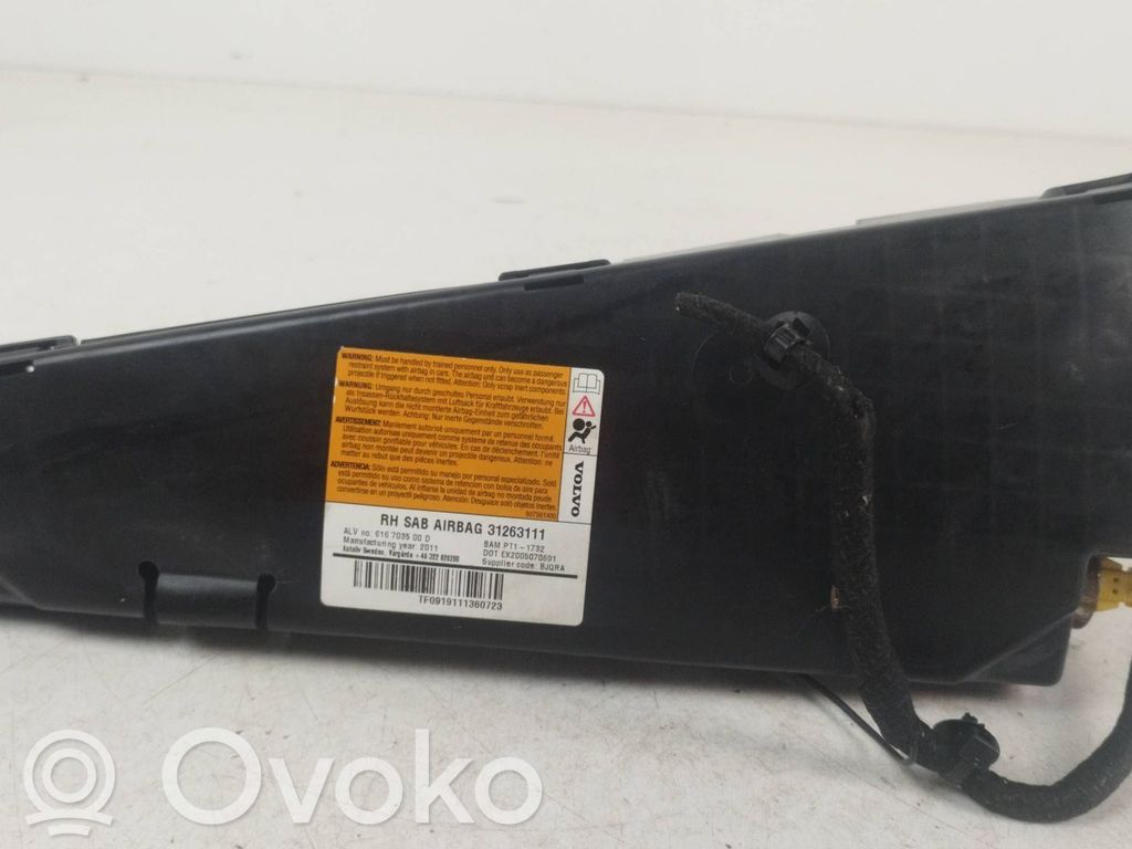Volvo S60 Airbag del asiento 