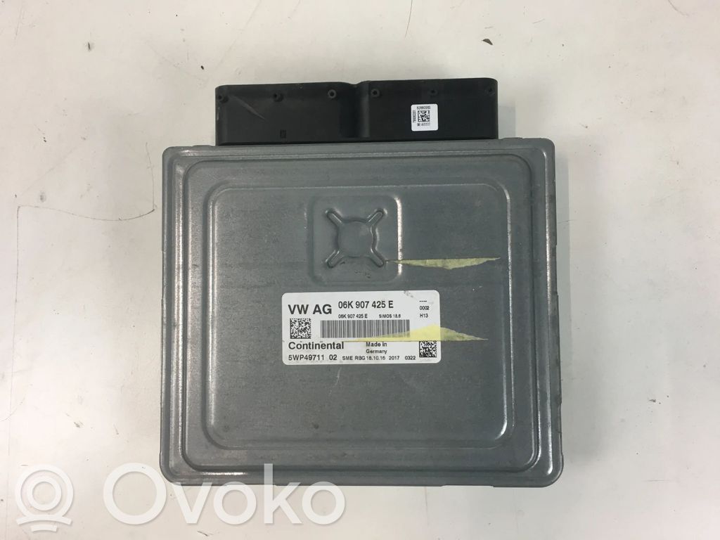 Engine control unit/module   06K907425E,5WP4971102