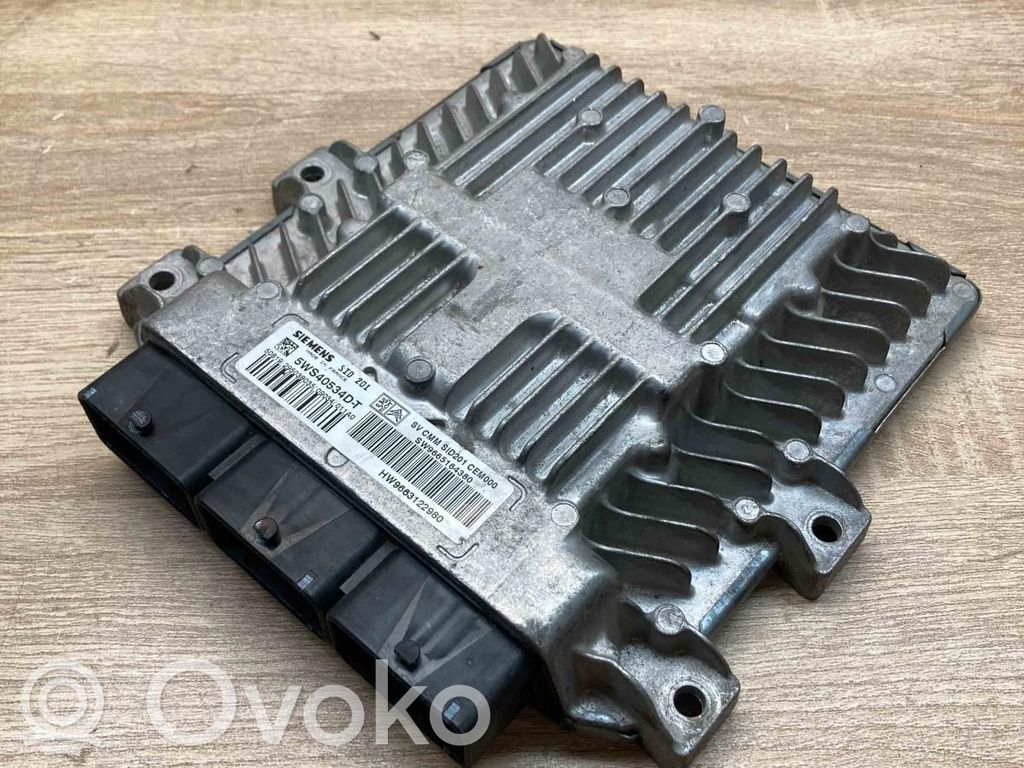 Engine control unit/module ECU   9663122980,5WS40534DT