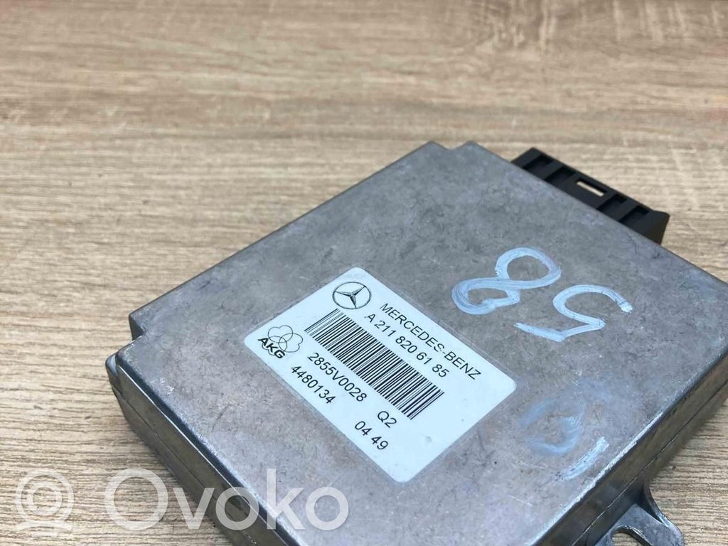 Sterownik / Moduł sterujący telefonem   A2118206185,2855V0028USED,USED