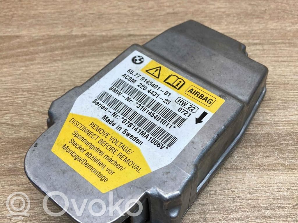 Airbag control unit/module   9145401,220443125