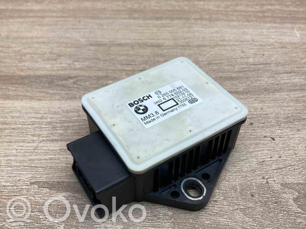 BMW 5 E60 E61 ESP acceleration yaw rate sensor 