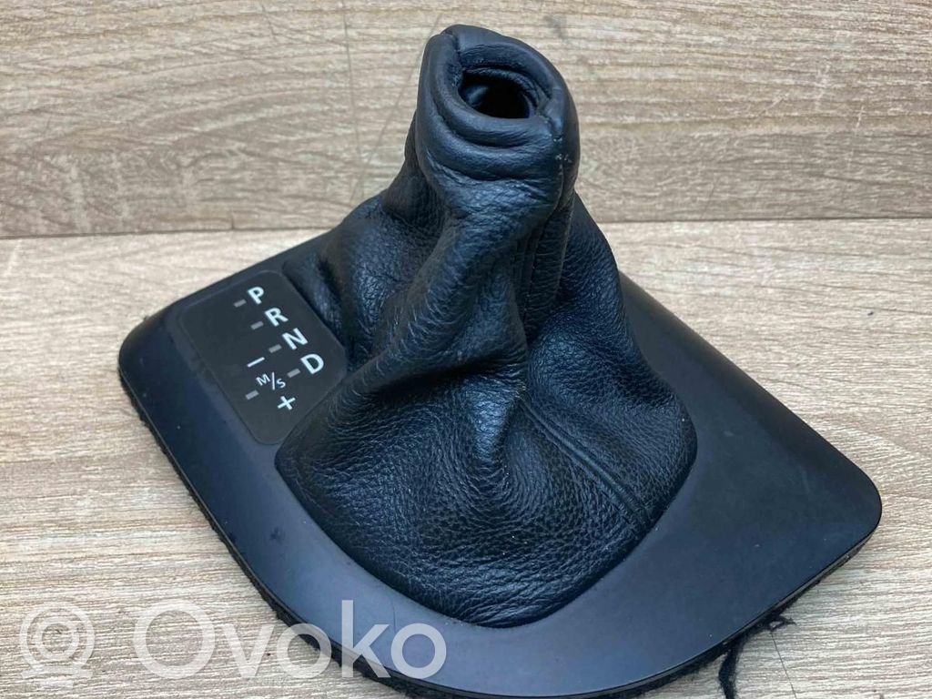 BMW 5 E60 E61 Revêtement pommeau de levier de vitesses cuir 