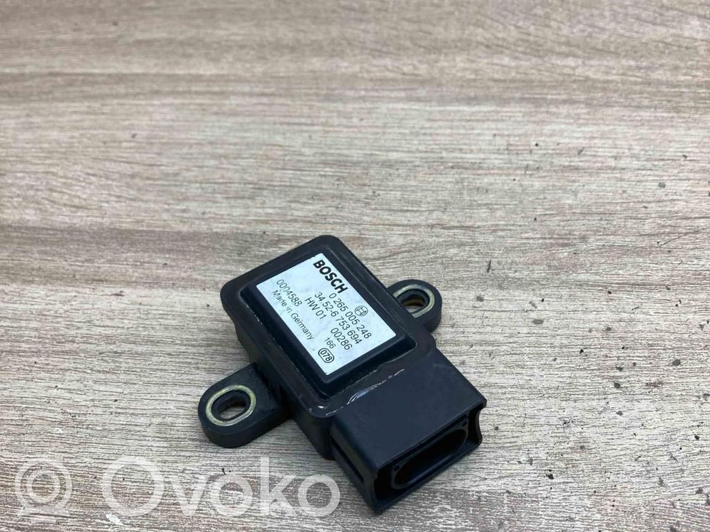 BMW 7 E65 E66 ESP acceleration yaw rate sensor 