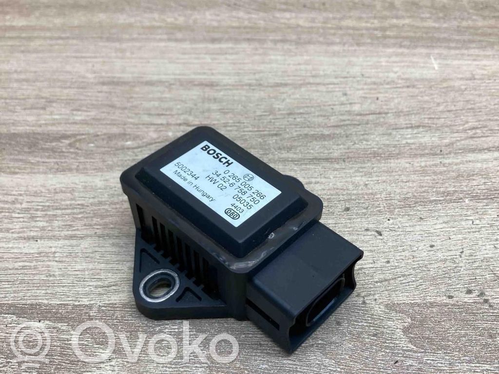 BMW 5 E60 E61 ESP acceleration yaw rate sensor 