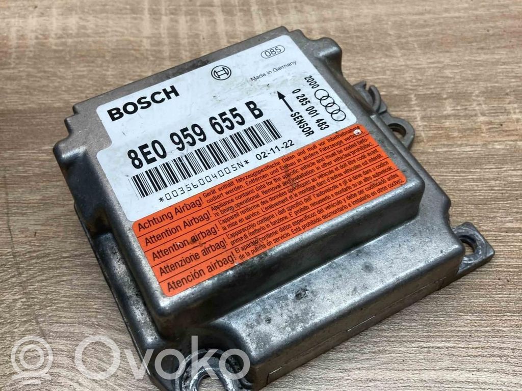 Audi A4 S4 B6 8E 8H Airbag control unit/module 