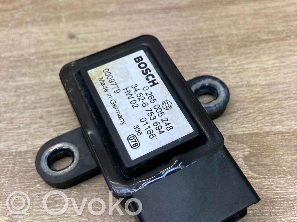 BMW 5 E60 E61 ESP acceleration yaw rate sensor 