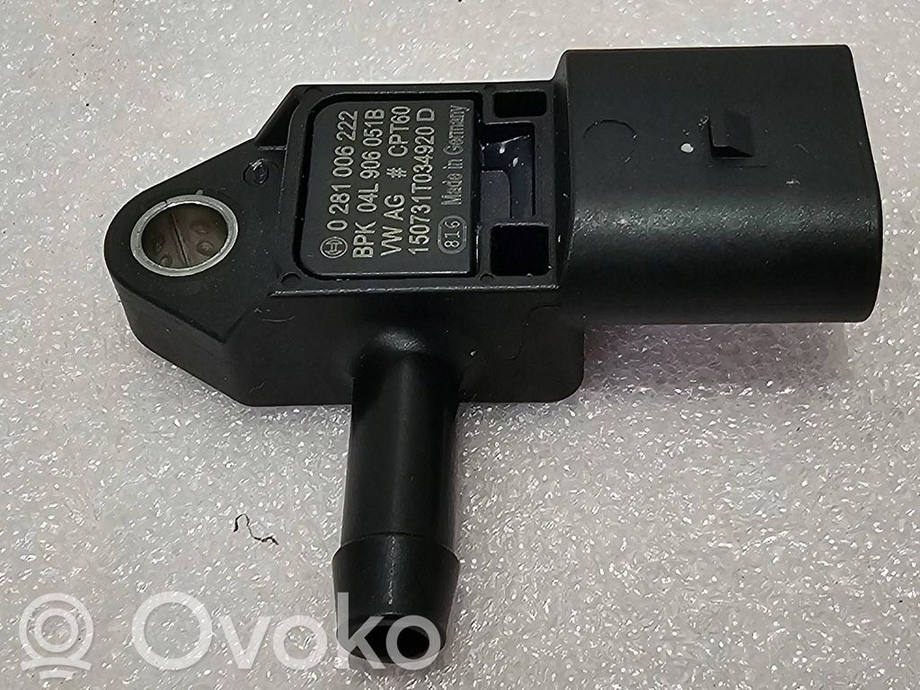 Volkswagen Golf VII Czujnik ciśnienia spalin 