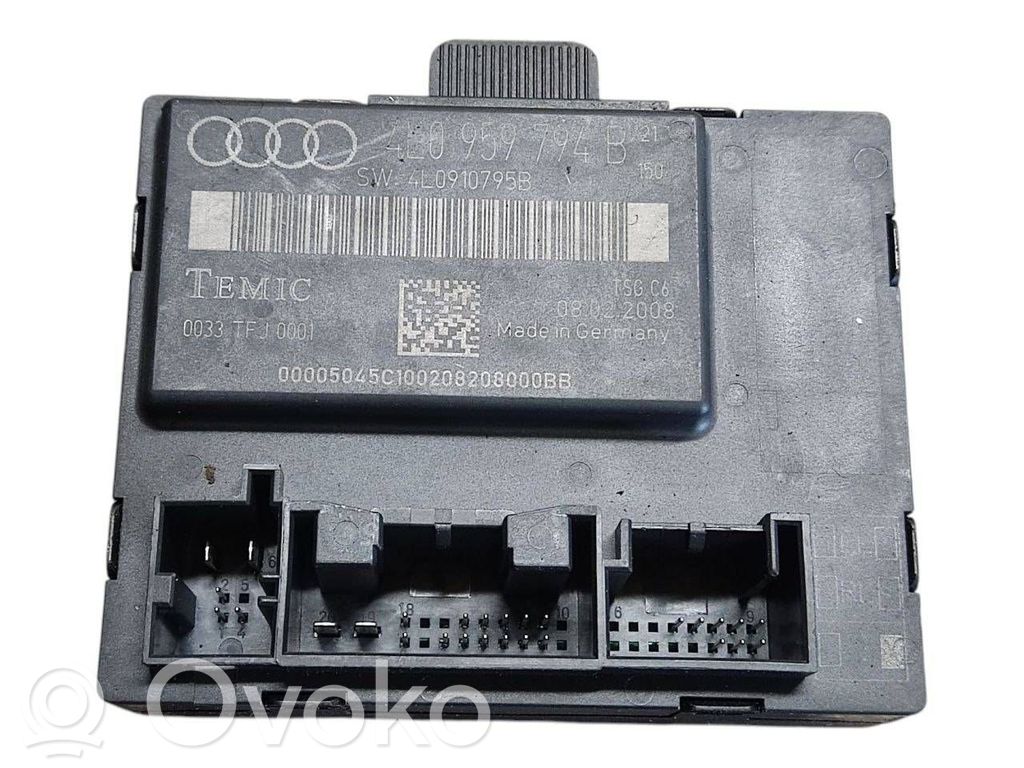 Audi Q7 4L Durų elektronikos valdymo blokas 