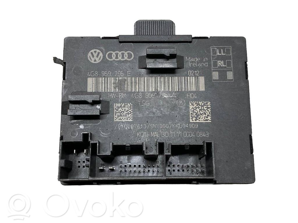 Audi A6 S6 C7 4G Door control unit/module 