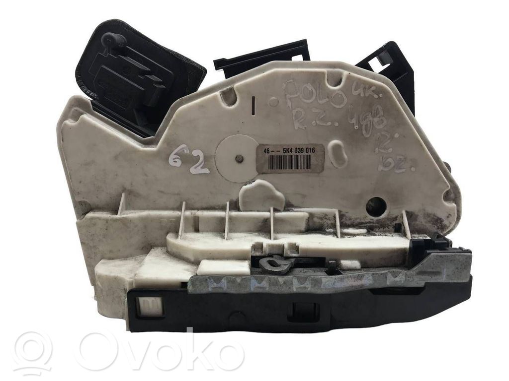 Volkswagen Polo V 6R Cerradura de puerta trasera 