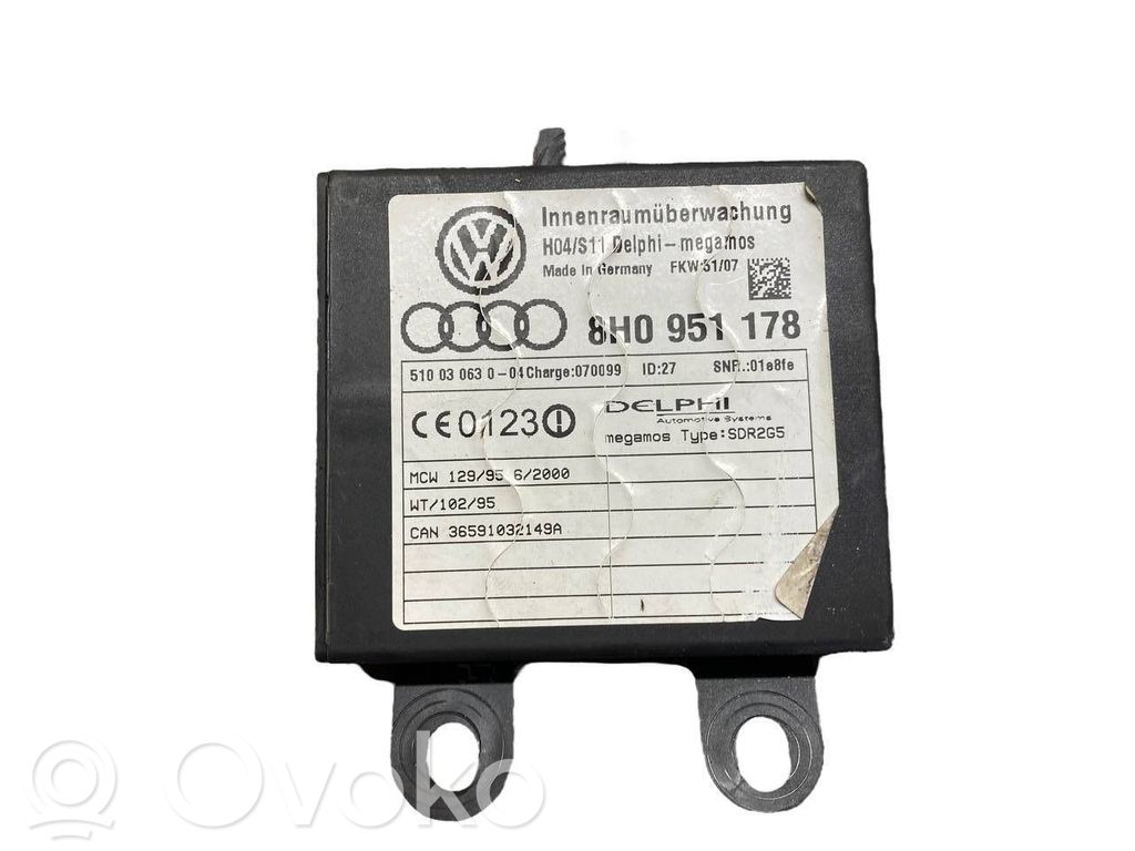 Audi A4 S4 B7 8E 8H Sterownik / Moduł alarmu 