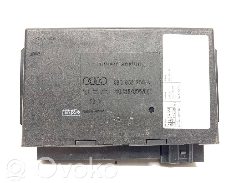 Audi A6 S6 C5 4B Comfort/convenience module 