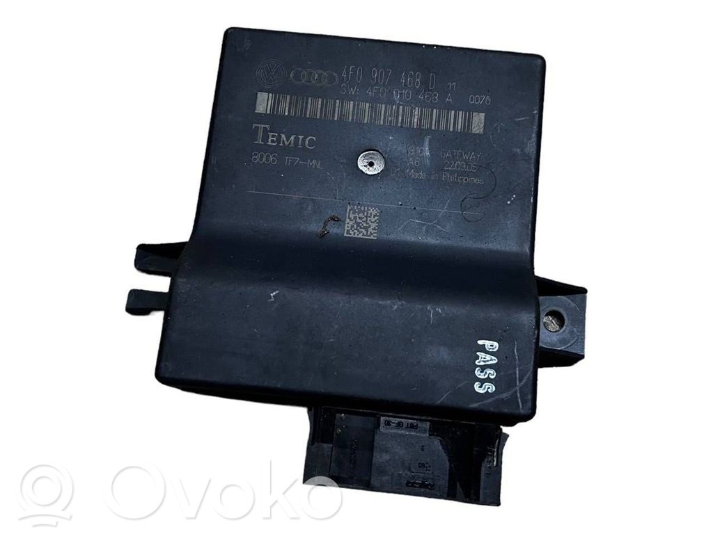 Audi A6 S6 C6 4F Gateway control module 