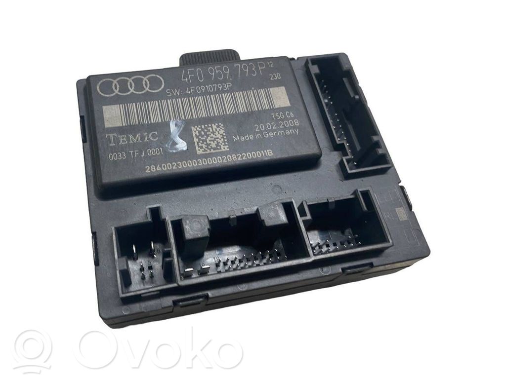 Audi A6 Allroad C6 Unité de commande module de porte 