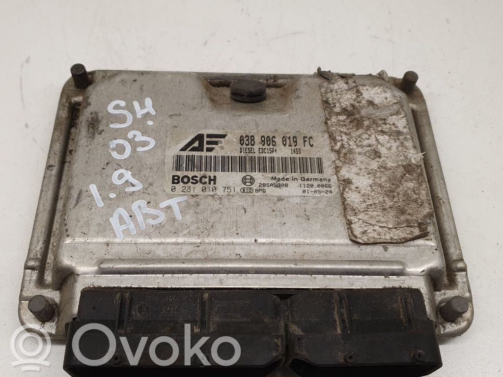 Audi A6 S6 C5 4B Engine control unit/module ECU 