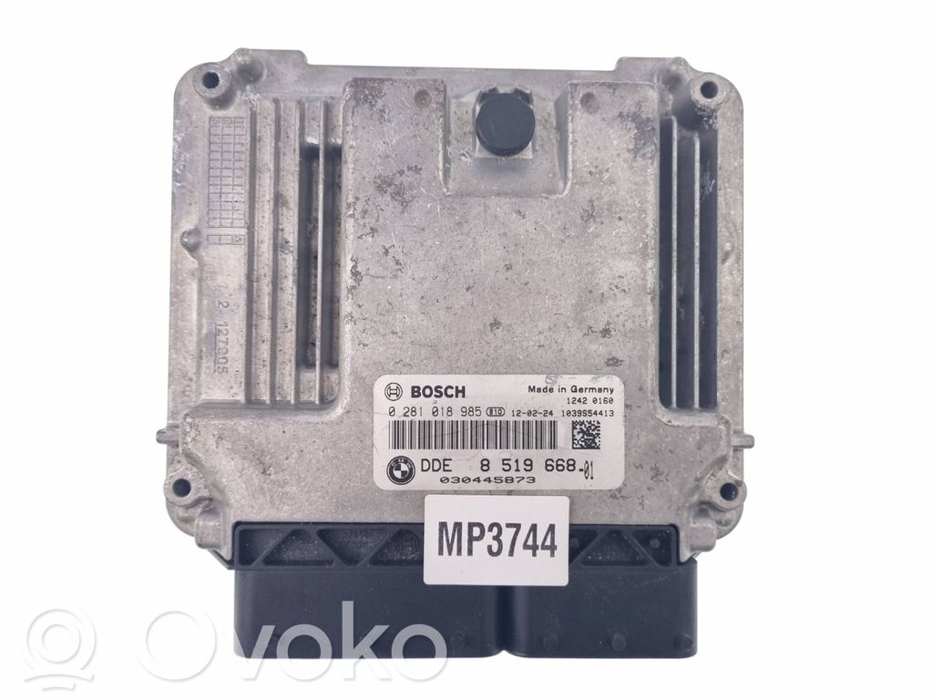 BMW 3 E90 E91 Engine control unit/module 