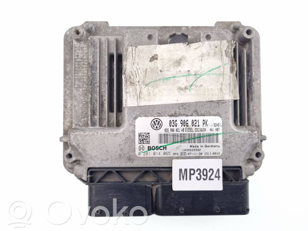 Sterownik / Moduł ECU   03G906021PK,03G906021AB,0281014065