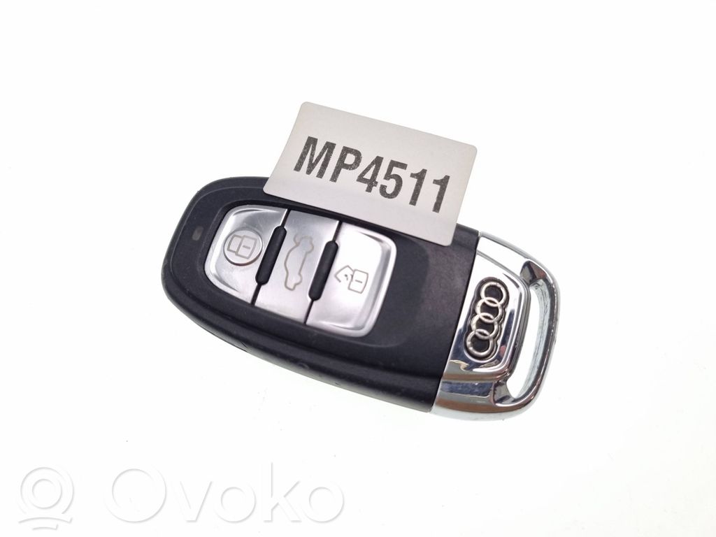 Audi A6 S6 C7 4G Užvedimo raktas (raktelis)/ kortelė 