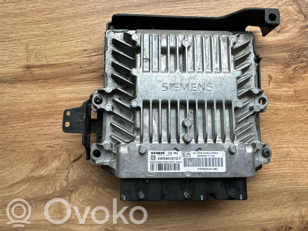 Peugeot 407 Unidad de control/módulo del motor 