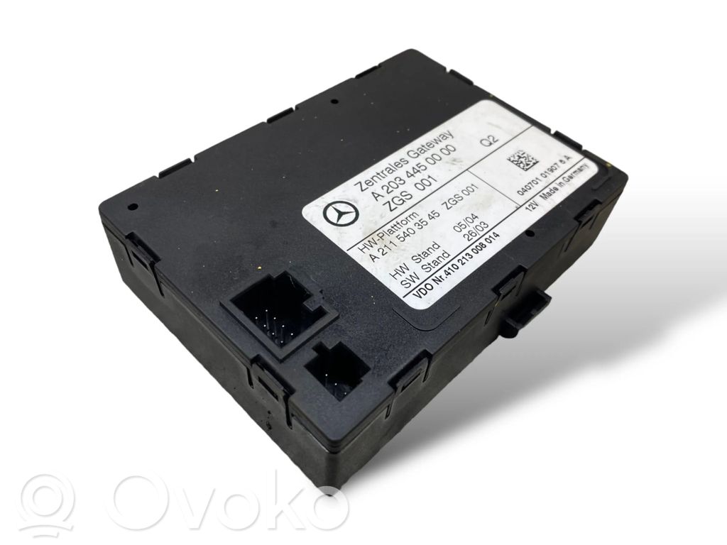 Mercedes-Benz C W203 Module de passerelle 