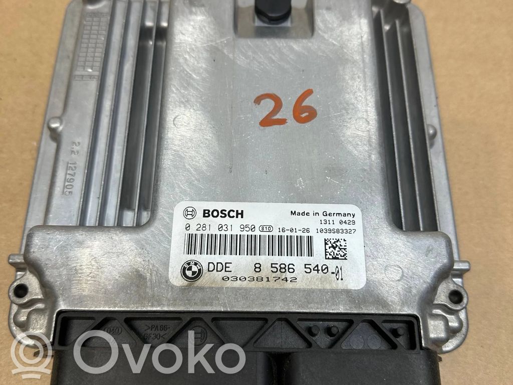 BMW X4 F26 Engine control unit/module 