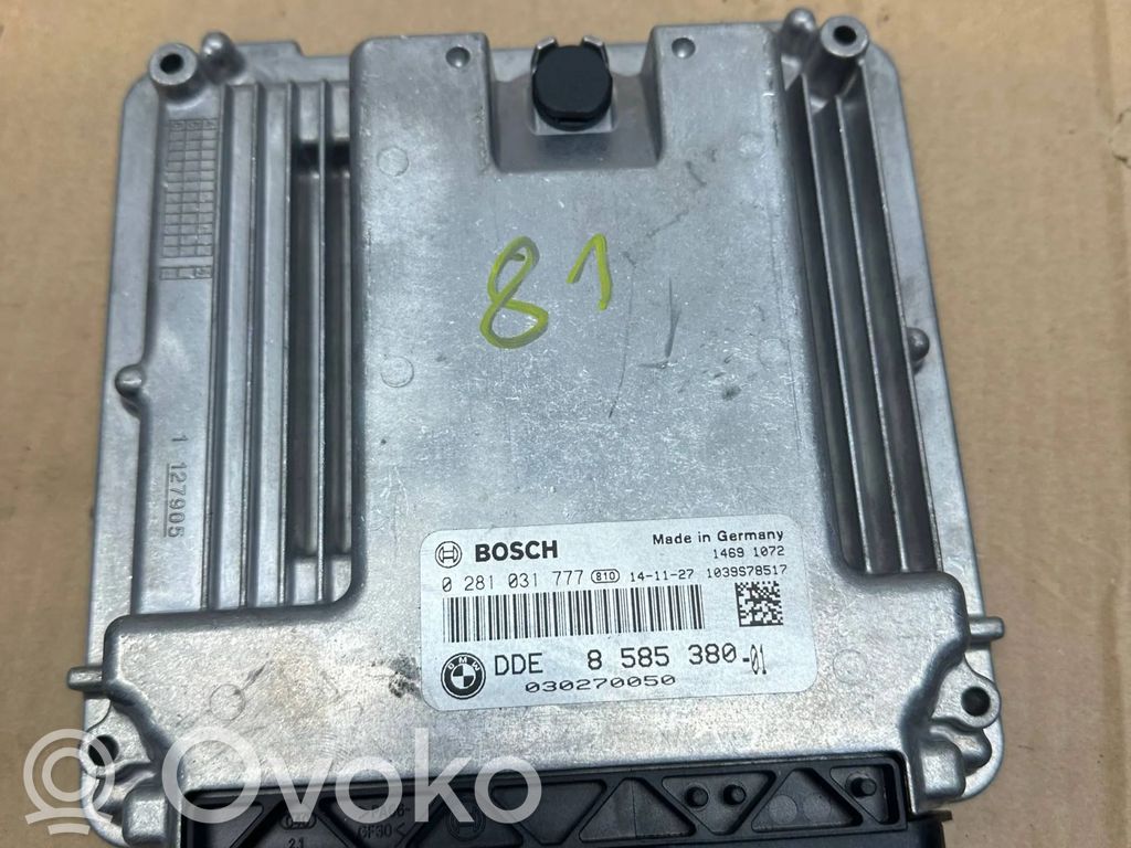 BMW 5 F10 F11 Unidad de control/módulo del motor 