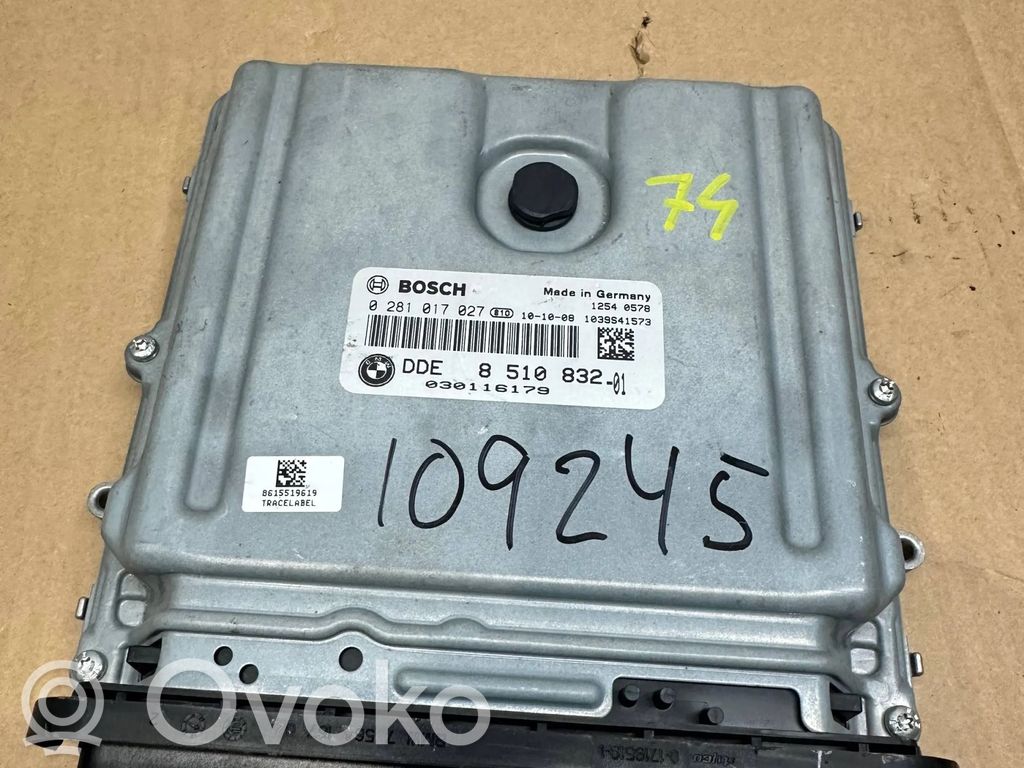 BMW 3 E90 E91 Unidad de control/módulo del motor 