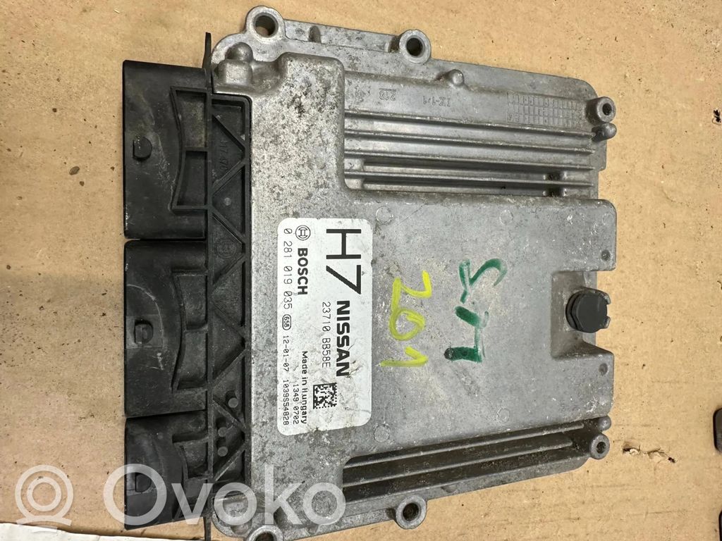 Nissan Qashqai Kit calculateur ECU et verrouillage 