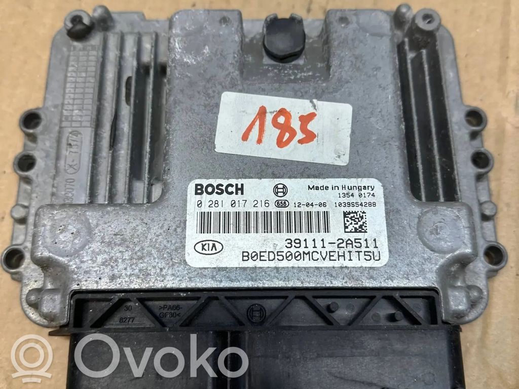 KIA Ceed Juego de cerradura y set ECU del motor 