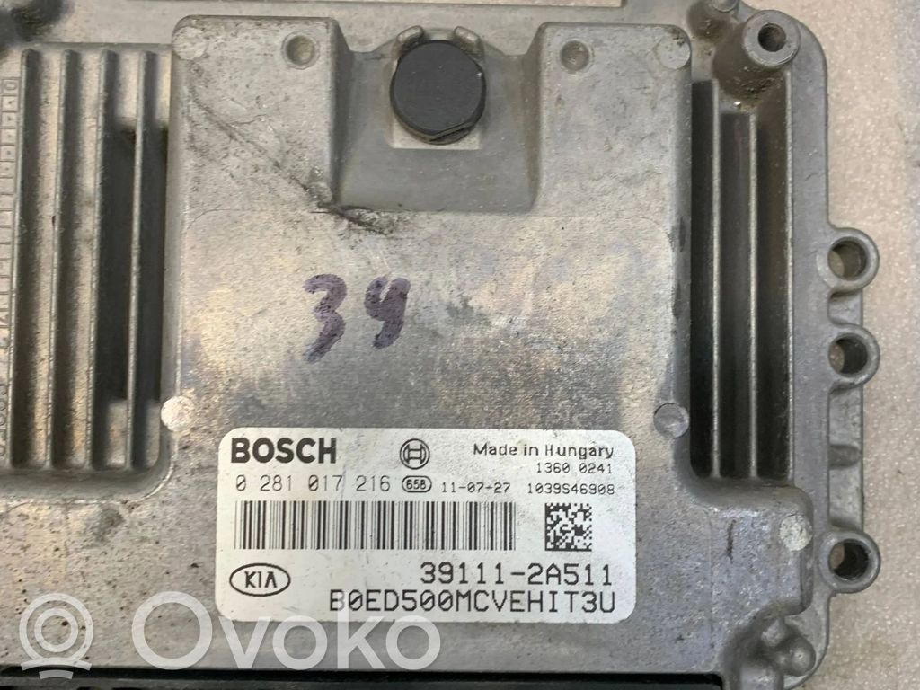 Unidad de control/módulo del motor   391112A511,0281017216