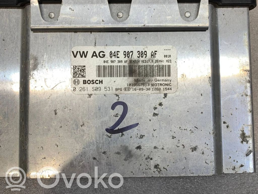 Volkswagen Polo V 6R Unidad de control/módulo ECU del motor 