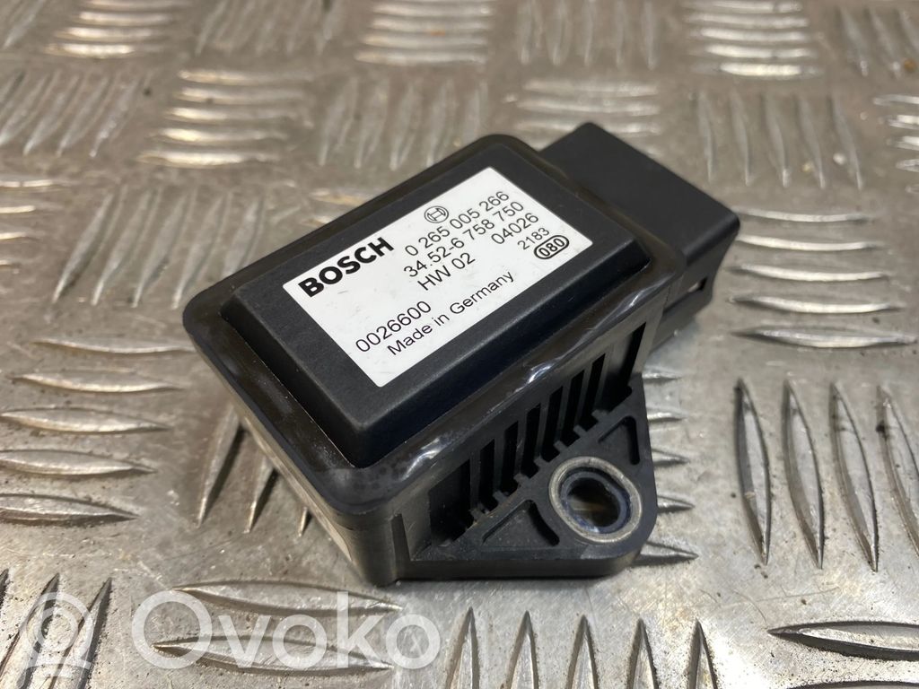 BMW 5 E60 E61 ESP acceleration yaw rate sensor 