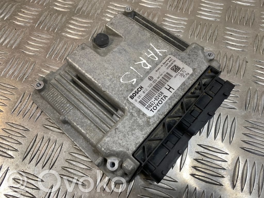 Toyota Yaris Engine control unit/module 