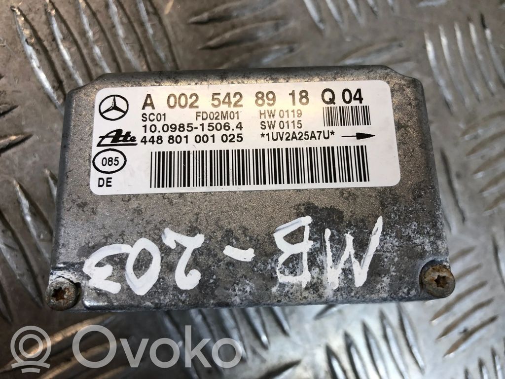 Mercedes-Benz C W203 Czujnik przyspieszenia ESP 