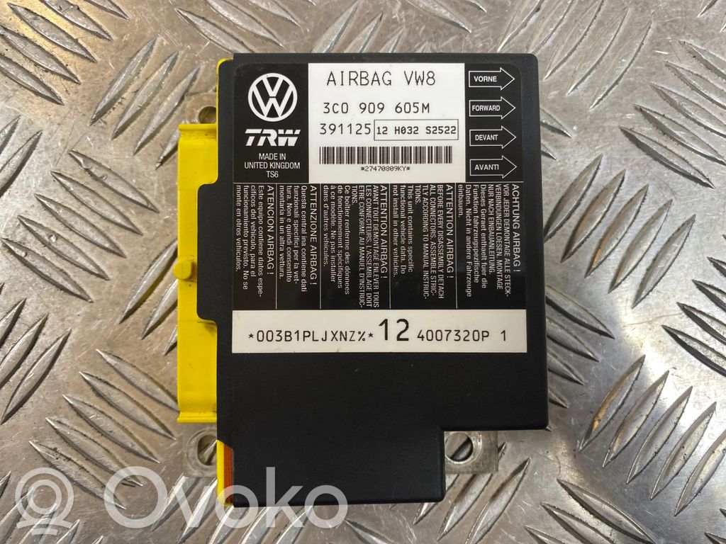 Volkswagen PASSAT B6 Sterownik / Moduł Airbag 