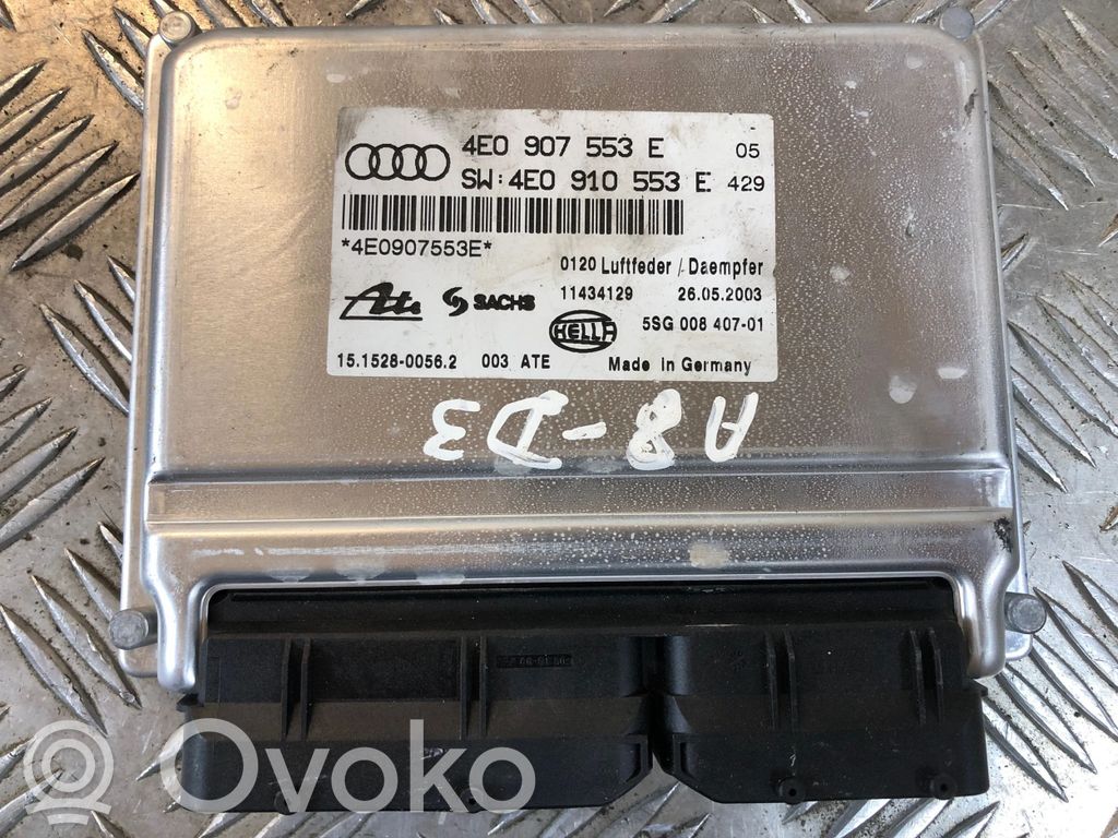 Audi A8 S8 D3 4E Calculateur moteur ECU 